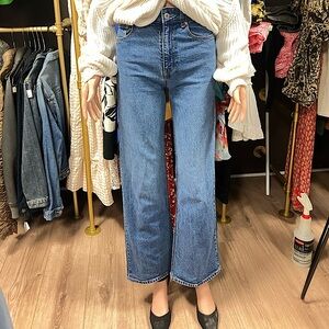 H&M Size 4 Blue Mom Jeans